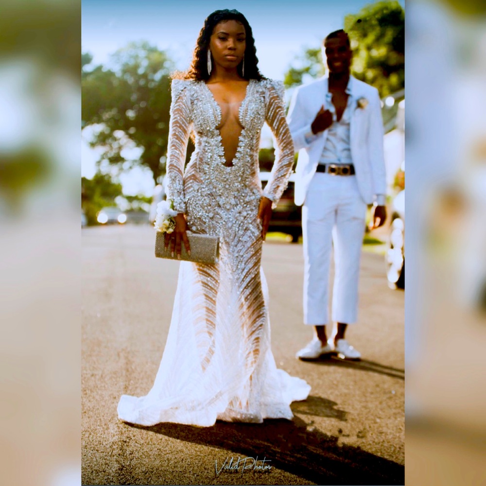 Stunning Diamond Appliqué Ice Me Out Dress